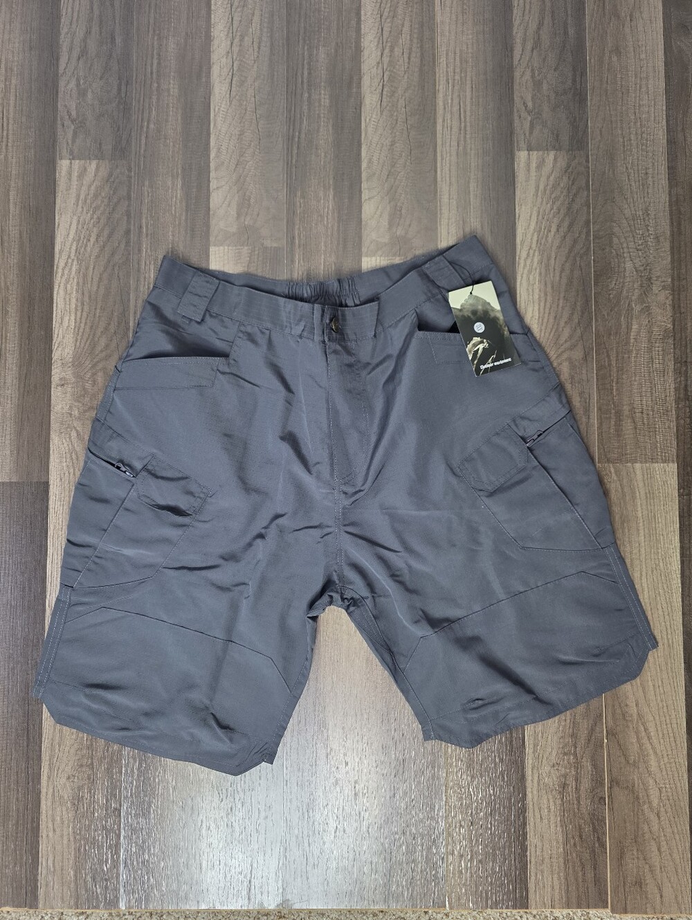 NWT Outdoor Equipment Gray Tactical Hiking Cargo Shorts Gorpcore Utility. XXL